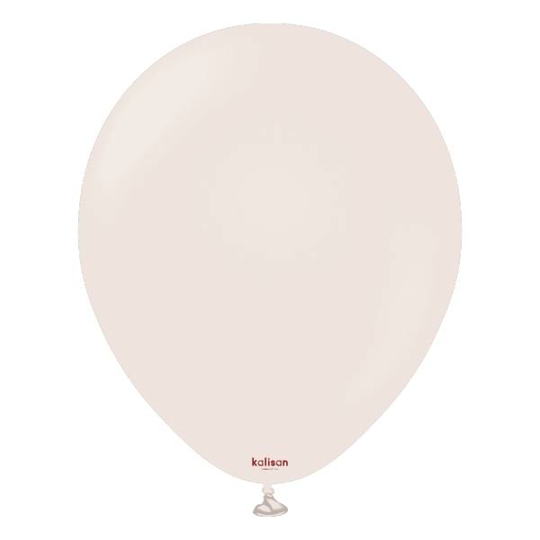 Kalisan Retro White Sand Latex Balloons