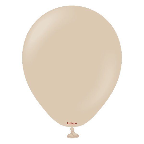 Kalisan Standard Hazelnut Latex Balloons