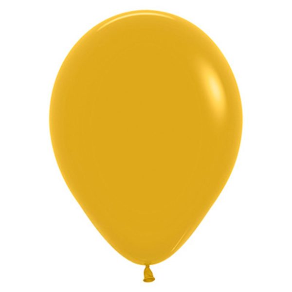 Sempertex Fashion Colour Mustard Latex Balloons 20015317 20015324 20015326 20016072