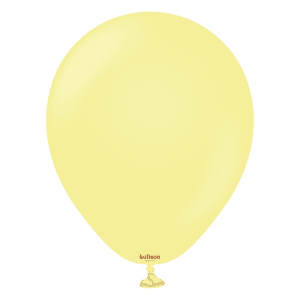 Kalisan Macaron Yellow Latex Balloons