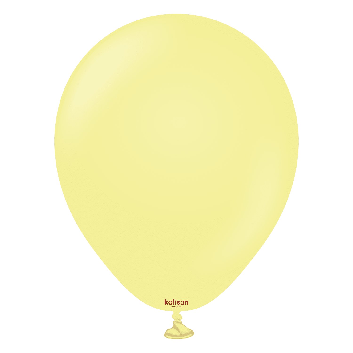 Kalisan Macaron Yellow Latex Balloons