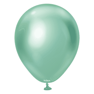 Kalisan Mirror Green Latex Balloons
