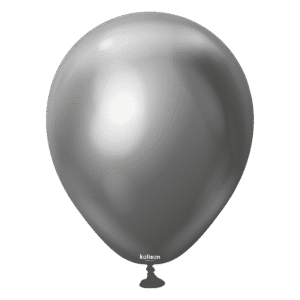 Kalisan Mirror Space Grey Latex Balloons
