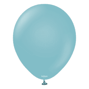 Kalisan Retro Blue Glass Latex Balloons