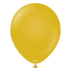 Kalisan Retro Mustard Latex Balloons