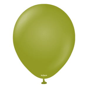Kalisan Retro Olive Latex Balloons