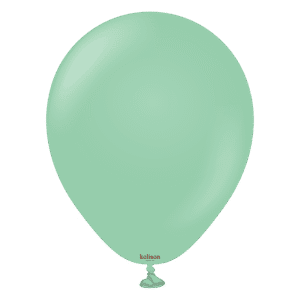 Kalisan Standard Mint Green Latex Balloons