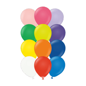 Kalisan Standard Mix Latex Balloons