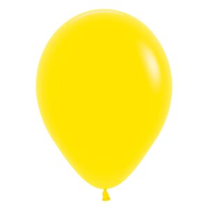 Sempertex Fashion Colour Solid Yellow Latex Balloons 20000737 20001972 20006690