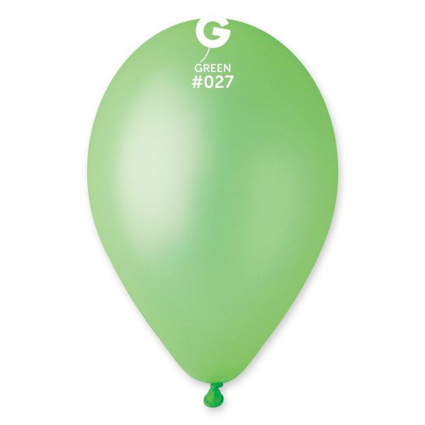 Gemar 12 inch Neon Green 027 Latex Balloons GF110 027 50