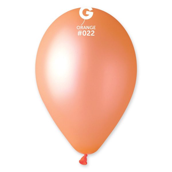Gemar 12 inch Neon Orange 022 Latex Balloons GF110 022 50