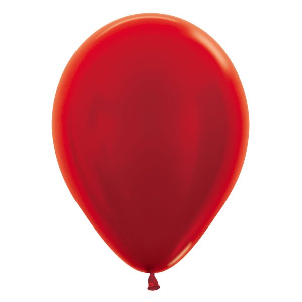Sempertex Metallic Red Latex Balloons 20000862 20002025