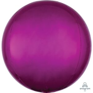 Amscan Anagram 16 inch Bright Pink Orbz Foil Balloon 2820601