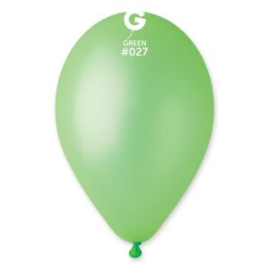 Gemar 12 inch Neon Green 027 Latex Balloons GF110 027 50