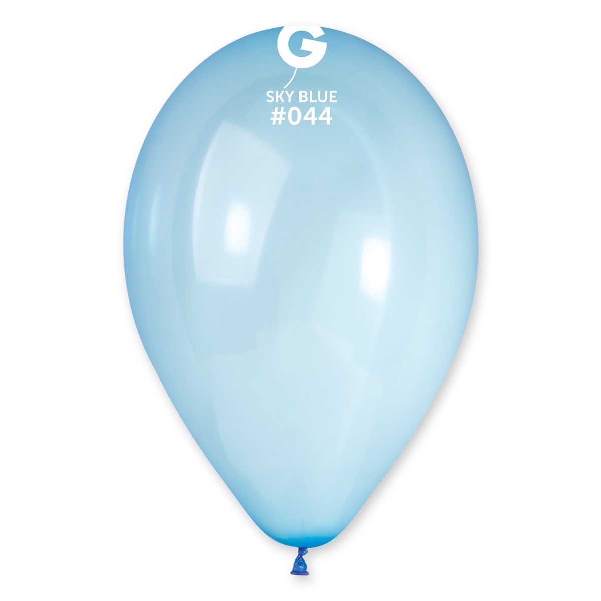 Gemar 13 inch Crystal Sky Blue 044 Latex Balloons G120 044 50