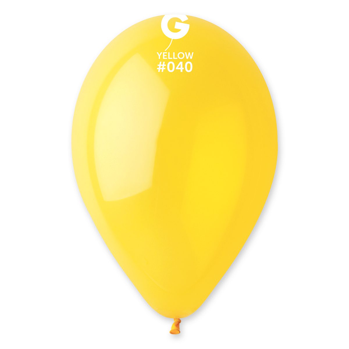 Gemar 13 inch Crystal Yellow 040 Latex Balloons G120 040 50