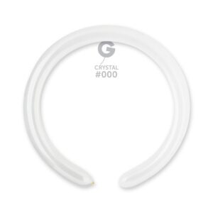 Gemar 2 inch Crystal 000 260 Modelling Latex Balloons D4 000 100