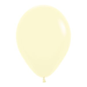 Sempertex Pastel Matte Yellow Latex Balloons 20012391 20012362 20012331 20012281 20012283