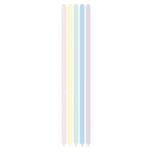 Sempertex Pastel Matte Assorted 260 Modelling Latex Balloons(100)