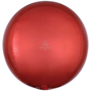 Amscan Anagram 16 inch Orange Orbz Foil Balloon 3194101