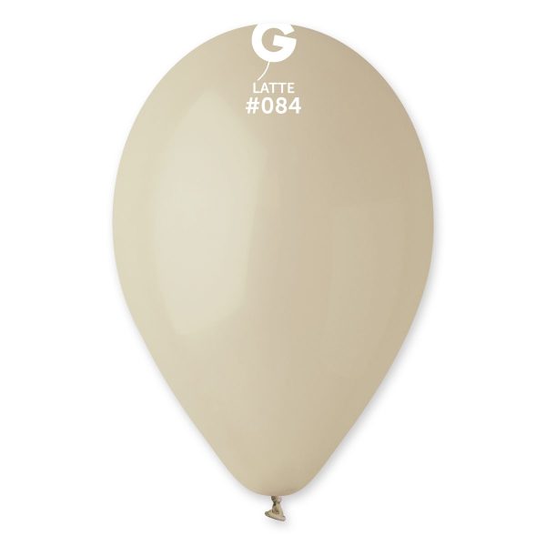 Gemar Latte 084 Latex Balloons A50 084 50 G120 084 50 G19 084 25 343342 G30 084 10