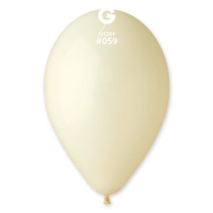 Gemar Ivory 059 Latex Balloons A50 059 50 G120 059 50 G19 059 25 329889 G30 059 10