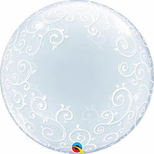 Qualatex 24 Inch Fancy Filigree Deco Bubble 13693