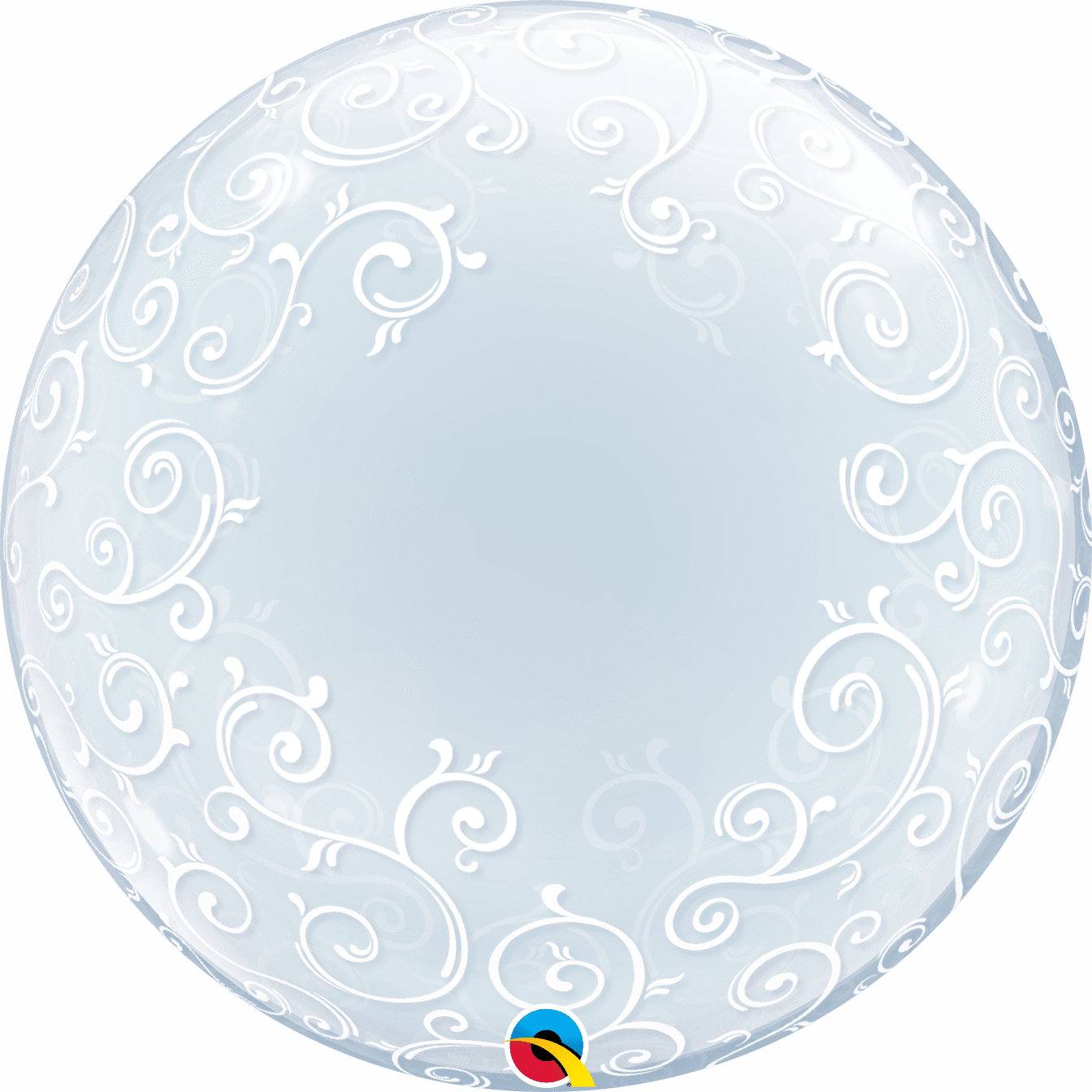 Qualatex 24 Inch Fancy Filigree Deco Bubble  13693