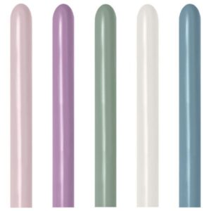 sempertex pastel dusk mixed latex modelling balloons