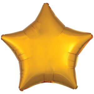 Amscan 18 inch Metallic Gold Star Foil Balloon