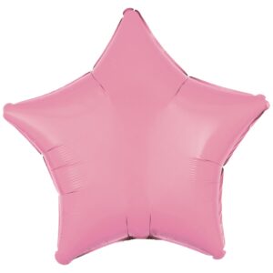 Amscan 18 inch Metallic Pink Star Foil Balloon