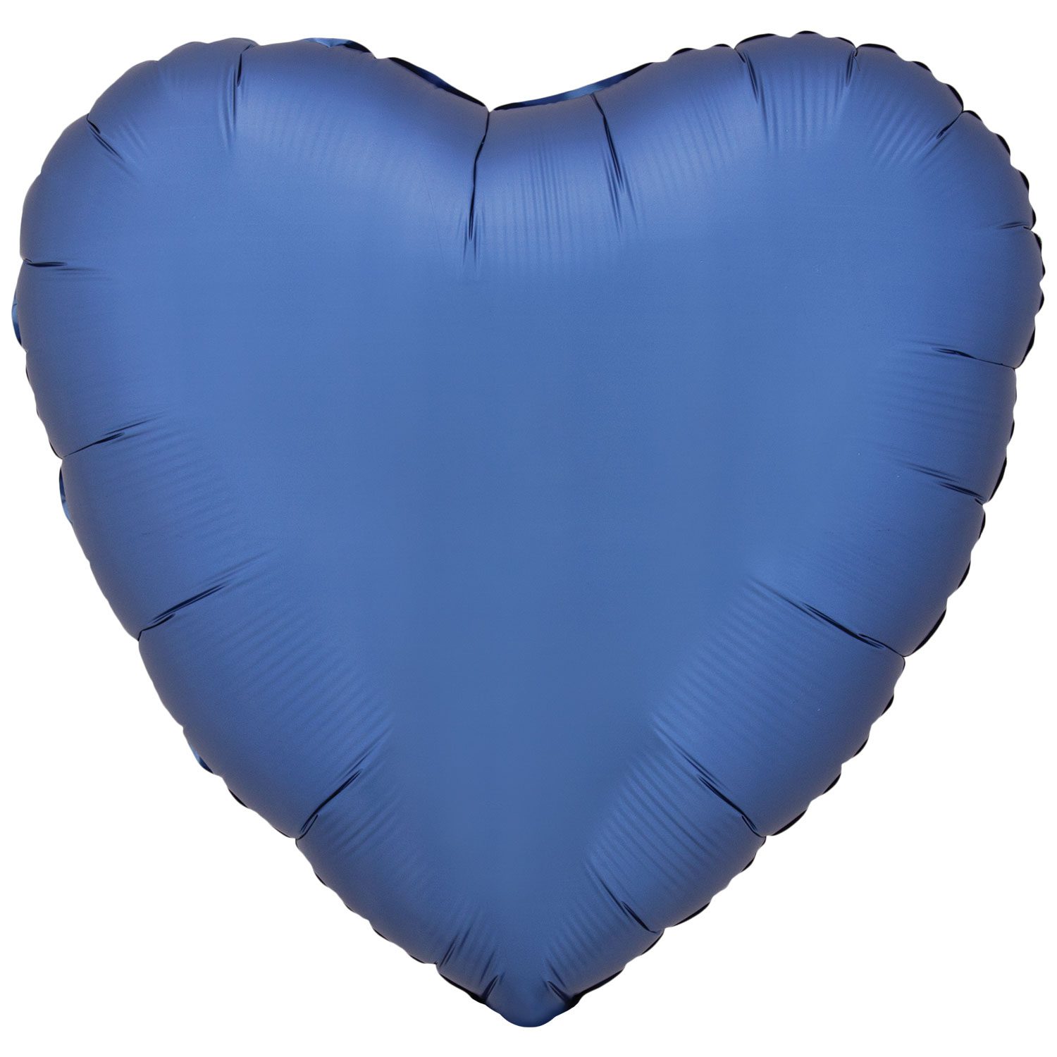 Amscan 18 inch Silk Lustre Azure Blue Heart Foil Balloon