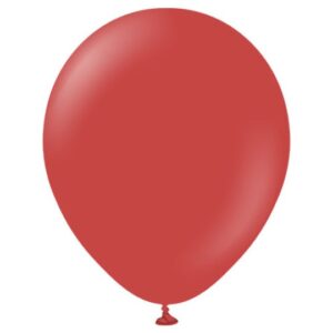 kalisan standard deep red latex balloons 10523521 11223521 11823520