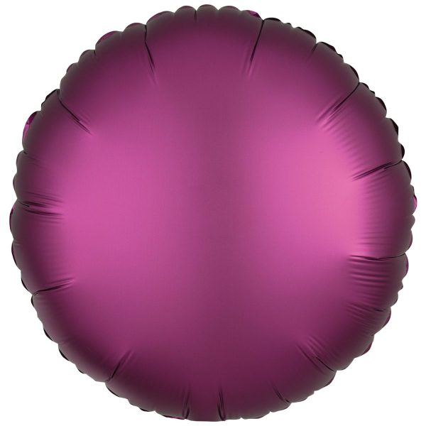 Amscan 18 inch Metallic Fuchsia Circle Foil Balloon