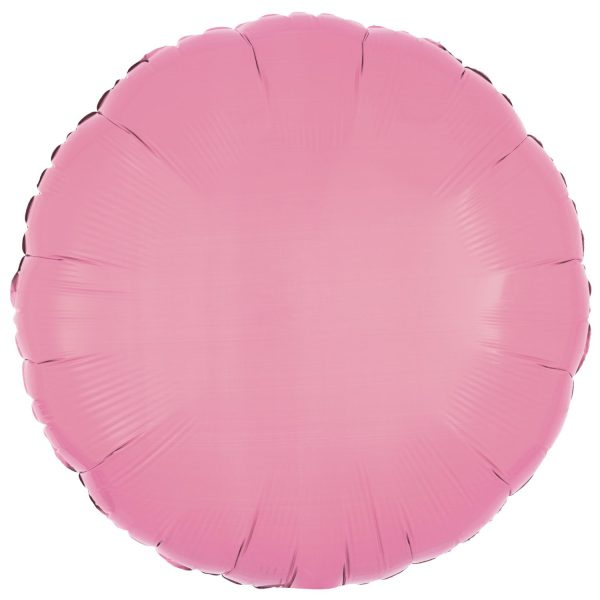 Amscan 18 inch Metallic Pink Circle Foil Balloon