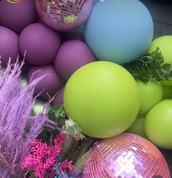 Disco Balls Light Pink Various Sizes - Image 3