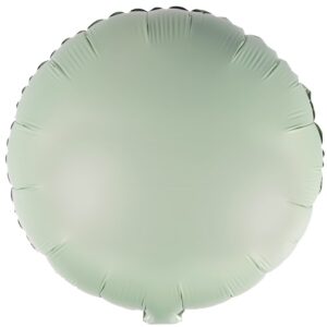 Amscan 18 inch Silk Lustre Eucalyptus Circle Foil Balloon
