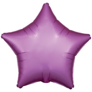 Amscan 18 inch Silk Lustre Flamingo Star Foil Balloon