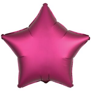 Amscan 18 inch Silk Lustre Pomegranate Star Foil Balloon