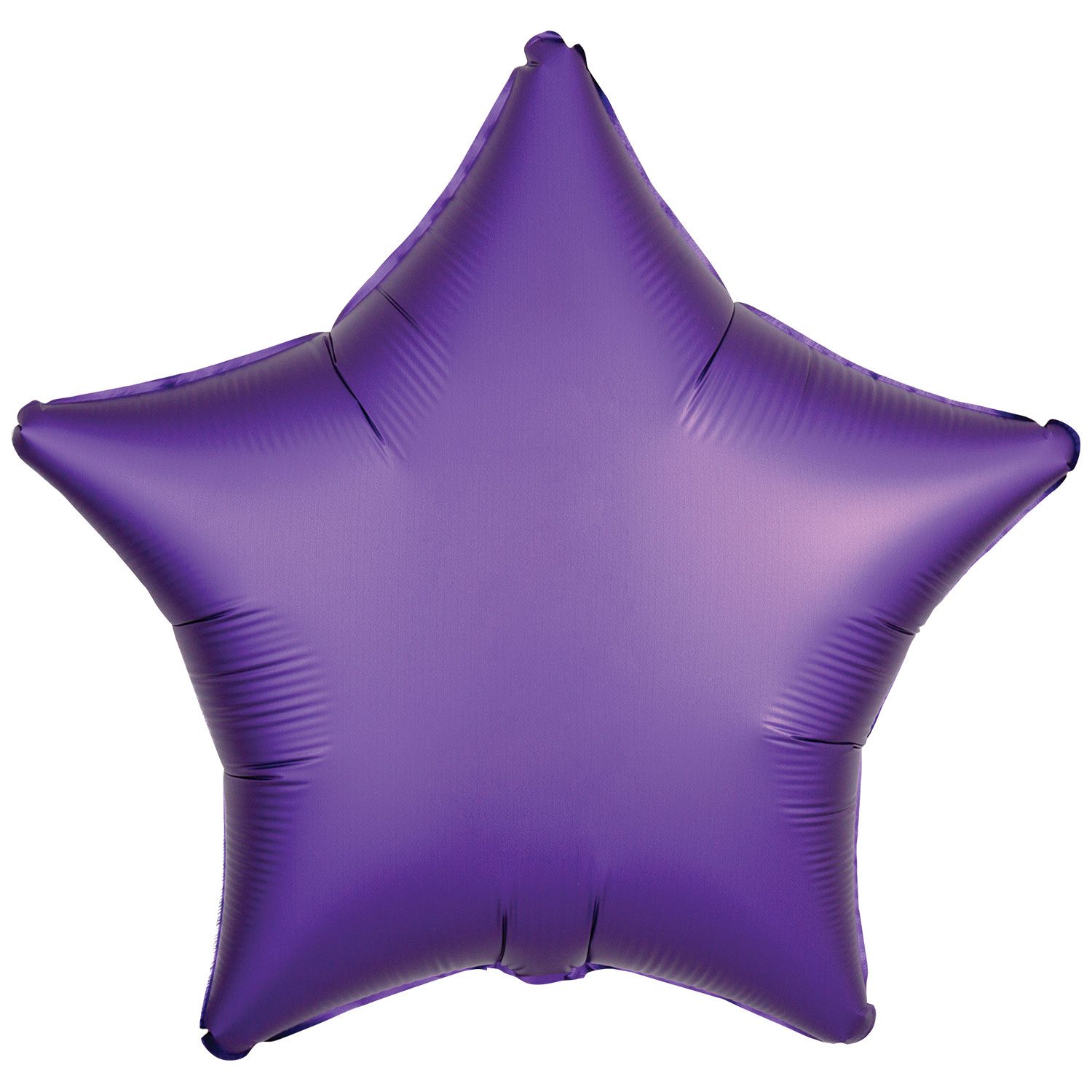 Amscan 18 inch Silk Lustre Purple Star Foil Balloon