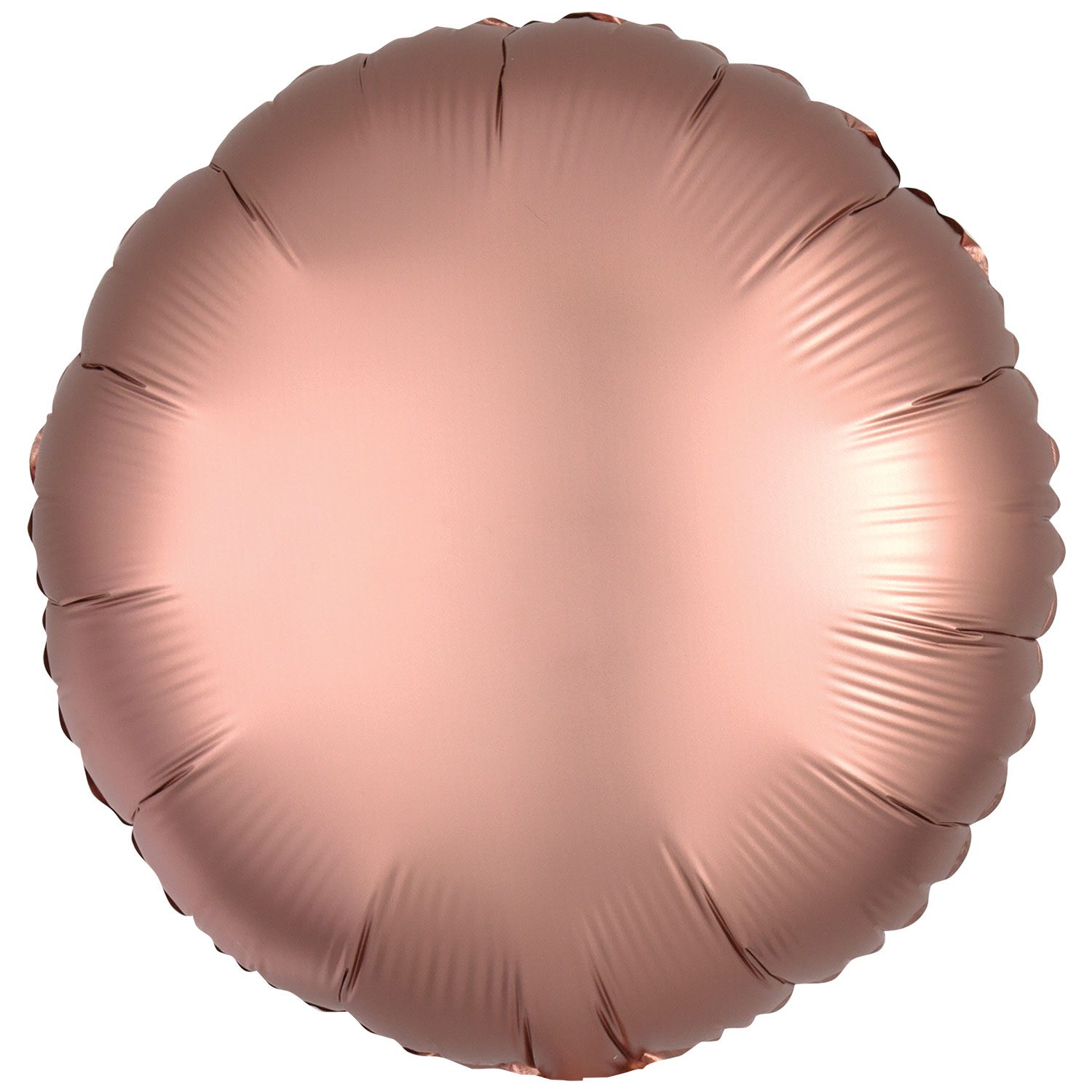 Amscan 18 inch Silk Lustre Rose Copper Circle Foil Balloon
