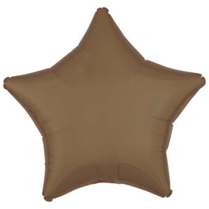 Amscan 18 inch Silk Lustre Truffle Star Foil Balloon