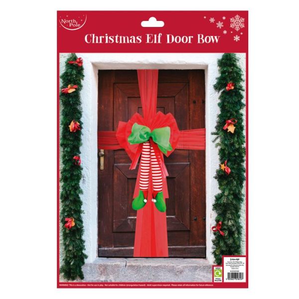 Eurowrap Luxury Christmas Elf Door Bow