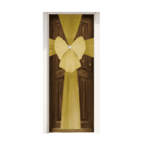Festive Door Bow Gold MS4098