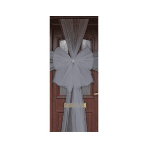 Festive Door Bow Grey MS4097_