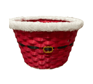 SANTA BASKET BELT DESIGN 10X6INCH