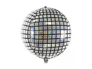 Party Deco 16 inch Disco Ball Holographic Foil Balloon_FB36