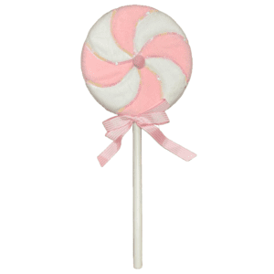 Giant 60cm Pink & White Swirl Lollipop_58819
