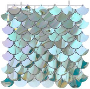 Oaktree Sequin Wall Panel Mermaid Iridescent Scales