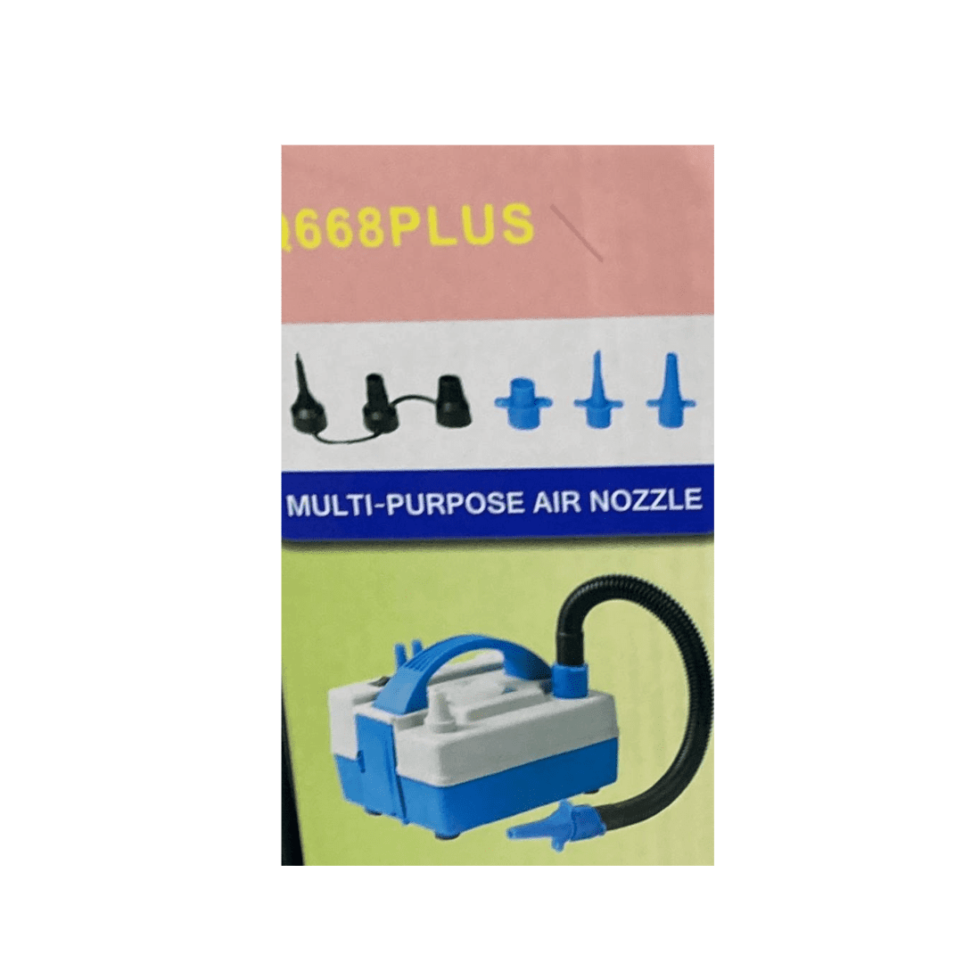 Multi Purpose Nozzle Blue Grey Electric Balloon Pump - Image 2